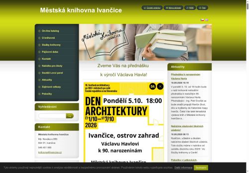 Zobrazit webové stránky Městská knihovna Ivančice