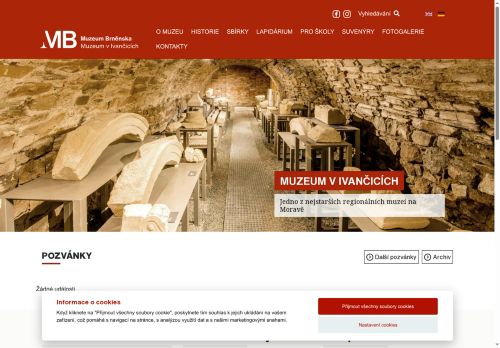 Zobrazit webové stránky Muzeum Brněnska – Muzeum v Ivančicích