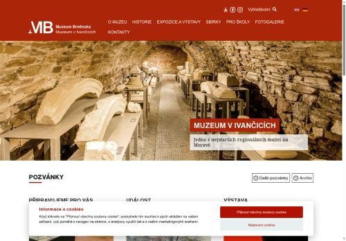 Zobrazit webové stránky Muzeum Brněnska – Muzeum v Ivančicích