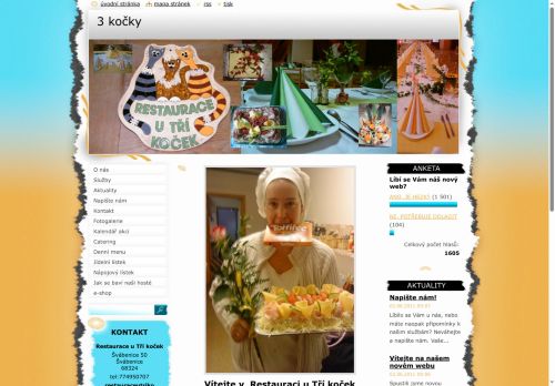Zobrazit webové stránky Restaurace u Tří koček