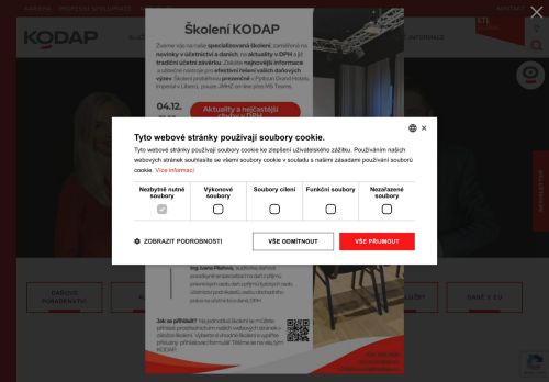 KODAP Plzeň, s.r.o. nabízí práci na pozici Finanční účetní v obci Plzeň