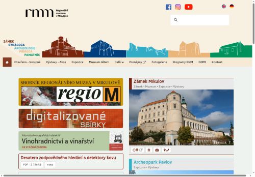 Zobrazit webové stránky Regionální muzeum v Mikulově