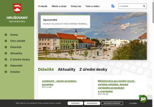 Zobrazit webové stránky Městský úřad Hrušovany nad Jevišovkou