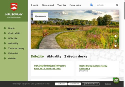 Zobrazit webové stránky Městský úřad Hrušovany nad Jevišovkou