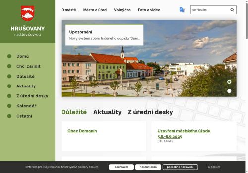 Zobrazit webové stránky Městský úřad Hrušovany nad Jevišovkou