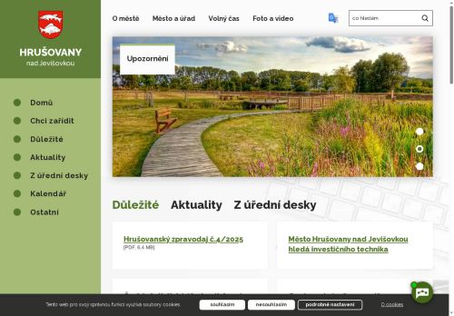 Zobrazit webové stránky Městský úřad Hrušovany nad Jevišovkou