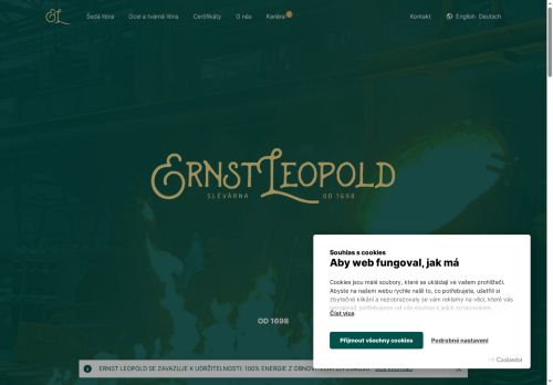 Ernst Leopold s.r.o. nabízí práci na pozici SLEVAČ/KA, FORMÍŘ/KA v obci Blansko