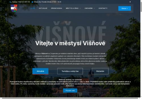 Zobrazit webové stránky Úřad městyse Višňové