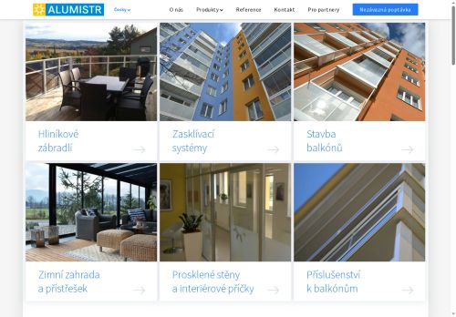Zobrazit webové stránky ALUMISTR SE