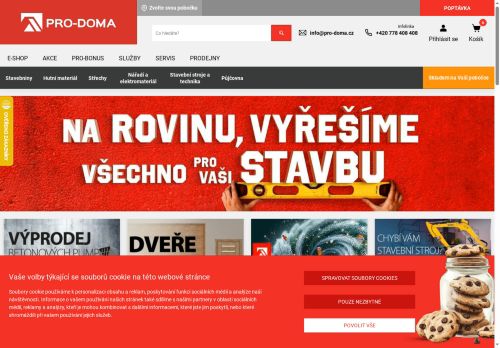 Zobrazit webové stránky PRO-DOMA - stavebniny