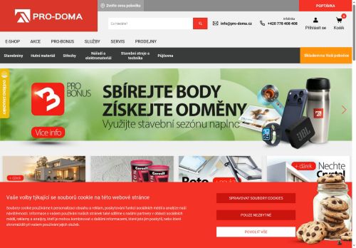 Zobrazit webové stránky PRO-DOMA - stavebniny