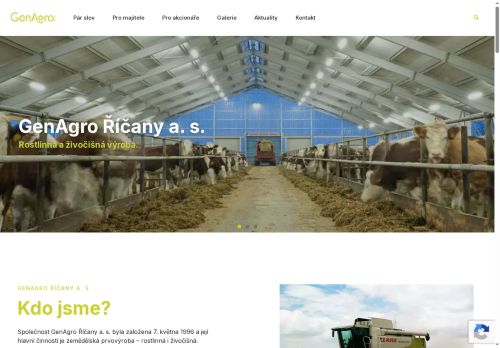 Zobrazit webové stránky GenAgro - živočišná výroba s.r.o.