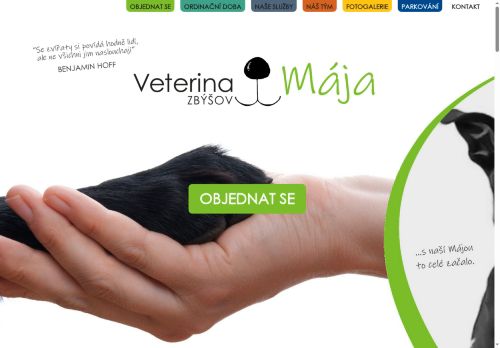 Zobrazit webové stránky Veterinární klinika Mája