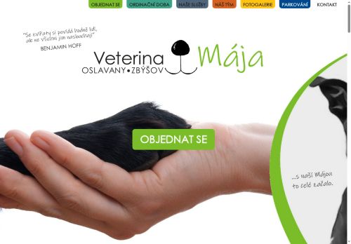 Zobrazit webové stránky Veterinární klinika Mája