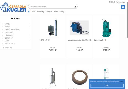 Zobrazit webové stránky Čerpadla Kugler - MalyšServis