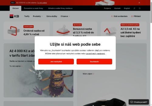 Zobrazit webové stránky Komerční banka, a.s.