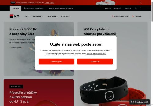 Zobrazit webové stránky Komerční banka a.s. Náměšť nad Oslavou