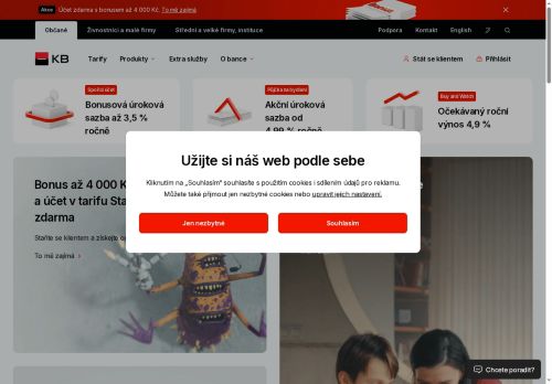 Zobrazit webové stránky Komerční banka, a.s. – pobočka Rosice