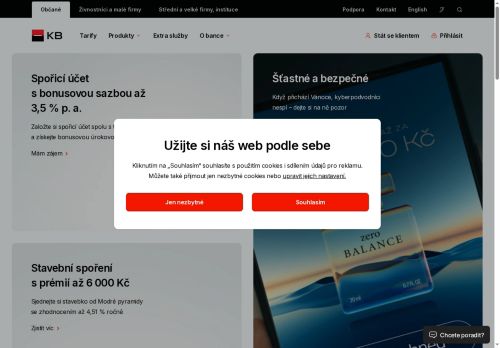 Zobrazit webové stránky Komerční banka a.s. Náměšť nad Oslavou