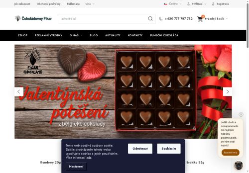 Zobrazit webové stránky Čokoládovny Fikar, s.r.o.