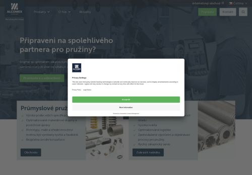 Zobrazit webové stránky Alcomex Spring Works, s.r.o.