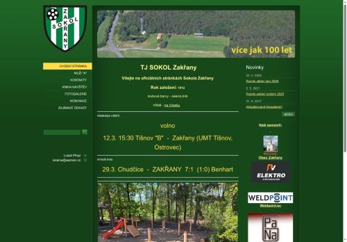 Zobrazit webové stránky TJ Sokol Zakřany