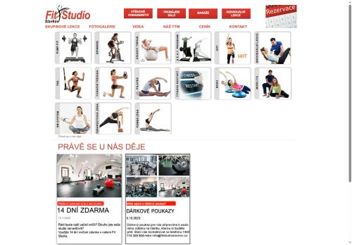 Zobrazit webové stránky Fit Studio Slavkov