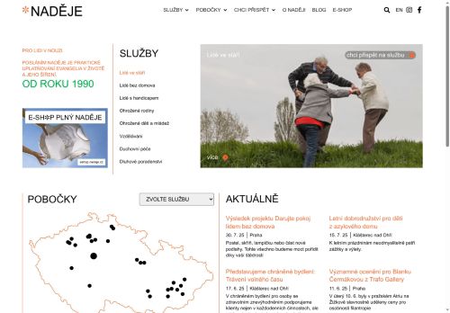 NADĚJE  nabízí práci na pozici Sociální pracovníci v oblasti péče o děti a mládež (kromě péče o zdravotně postižené) v obci Plzeň
