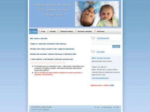 Praktický lékař pro děti a dorost - MUDr. Jaroslav Jeroušek