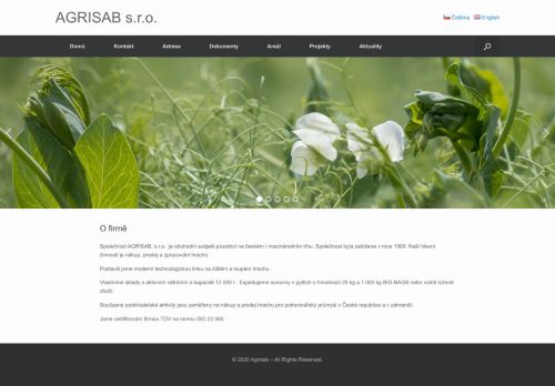 Zobrazit webové stránky AGRISAB, s.r.o.