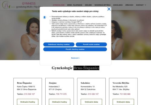 Zobrazit webové stránky Gynekologická ambulance - MUDr. Filip Dörr