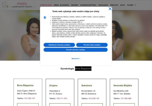 Zobrazit webové stránky Gynekologická ambulance - MUDr. Filip Dörr