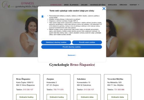 Zobrazit webové stránky Gynekologická ambulance - MUDr. Filip Dörr