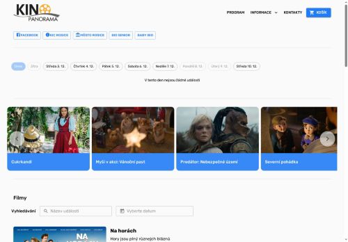 Zobrazit webové stránky Kino Panorama