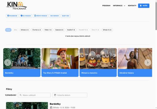 Zobrazit webové stránky Kino Panorama