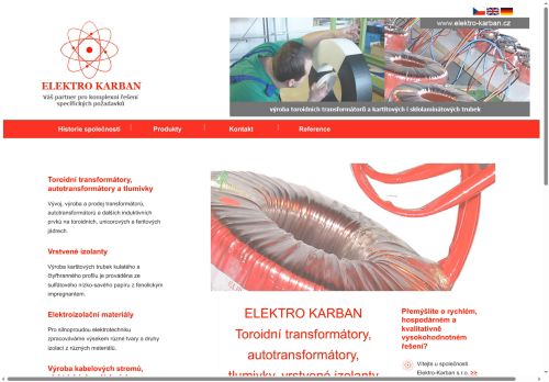 Zobrazit webové stránky ELEKTRO–KARBAN s.r.o.
