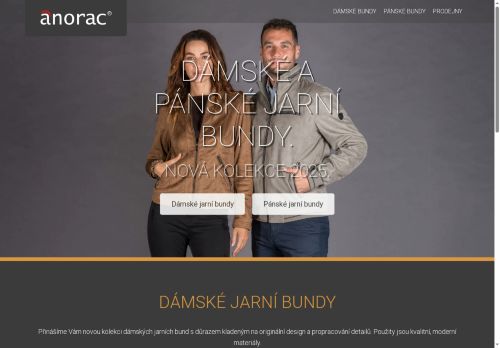 Zobrazit webové stránky Anorac, spol s r.o.