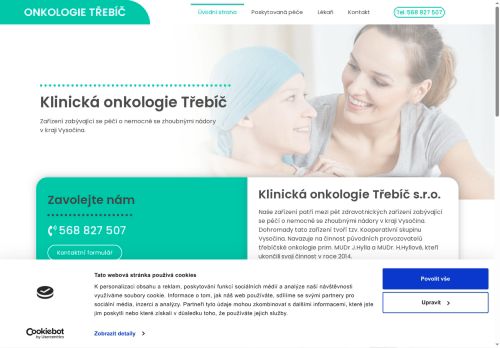 Zobrazit webové stránky Klinická onkologie Třebíč