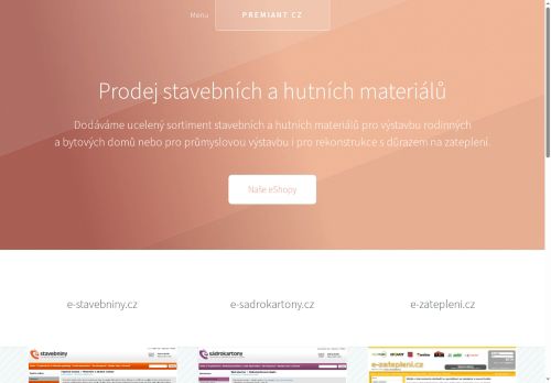 Zobrazit webové stránky Premiant CZ, v.o.s.