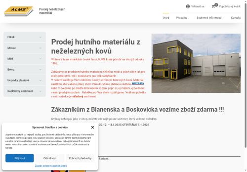 Zobrazit webové stránky ALMS spol. s r.o.