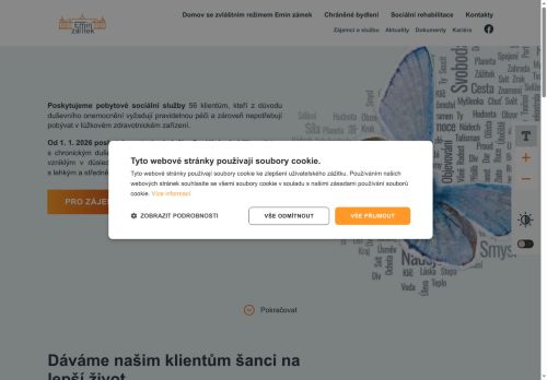 Emin zámek, příspěvková organizace nabízí práci na pozici Sociální pracovník  m/ž v obci Šanov