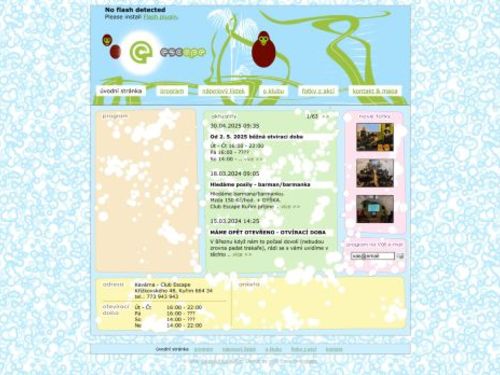 Kavárna - Klub Escape Kuřim