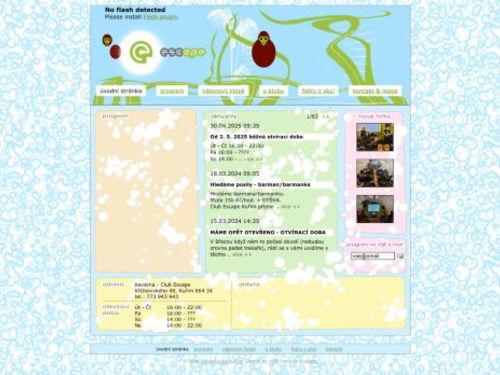 Kavárna - Klub Escape Kuřim