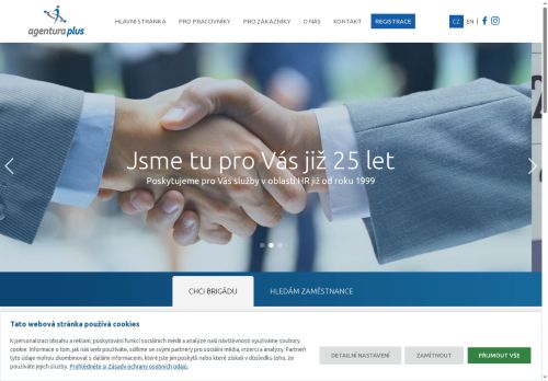 Zobrazit webové stránky AGENTURA PLUS, s.r.o. - pobočka Brno