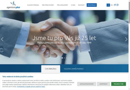 Zobrazit webové stránky AGENTURA PLUS, s.r.o. - pobočka Brno
