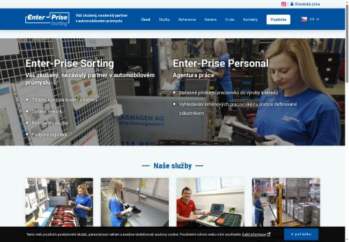 Webové stránky Enter-Prise Personal, s.r.o., Ivanovice na Hané