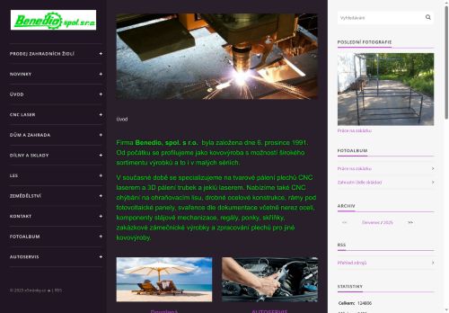 Zobrazit webové stránky Benedio