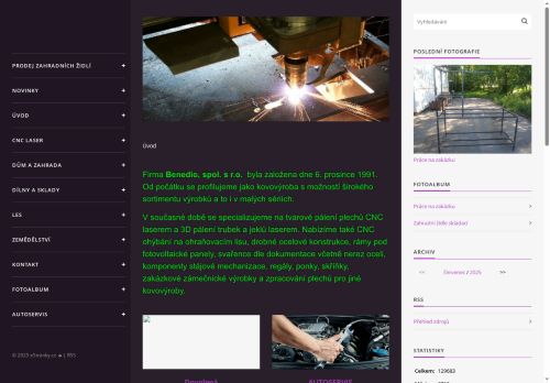 Zobrazit webové stránky Benedio