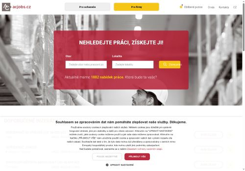 AC Jobs, s.r.o. nabízí práci na pozici Operátor výroby (m/ž) v obci Kuřim