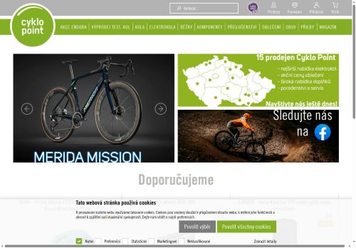 Zobrazit webové stránky Cyklopoint Slavkov u Brna